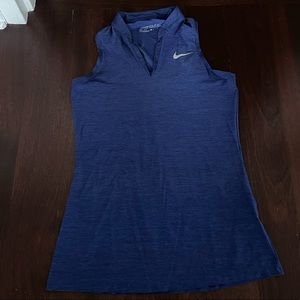 Nike racer back blade collar golf polo